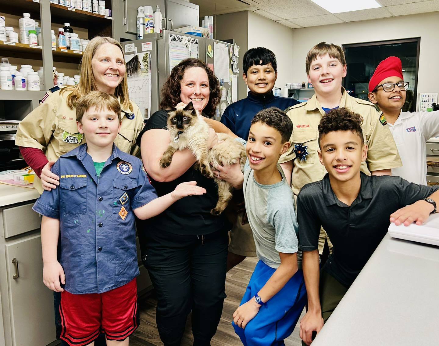 North Madison Animal Hospital Welcomes Boy Scouts